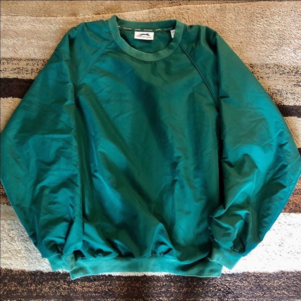 SLAZENGER Vintage Windbreaker Jacket Pullover Sz L